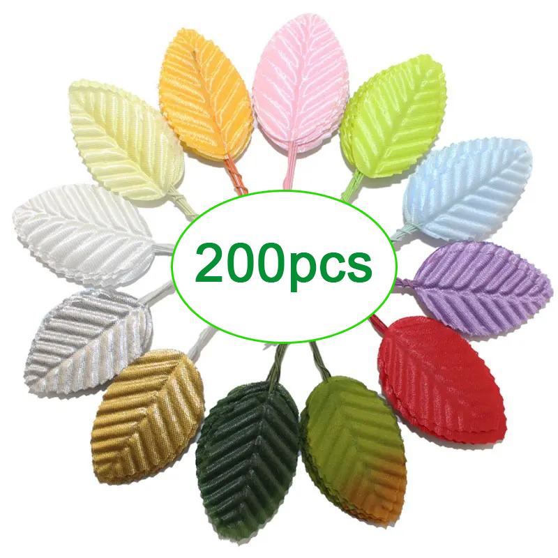 Artificial Hanging Plants - 200Pcs Artificial Silk Green Leaves Fake