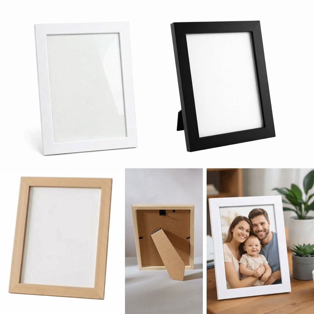 Bamboo Photo Frame - New 5/7/8 Inch Wooden Photo Frame