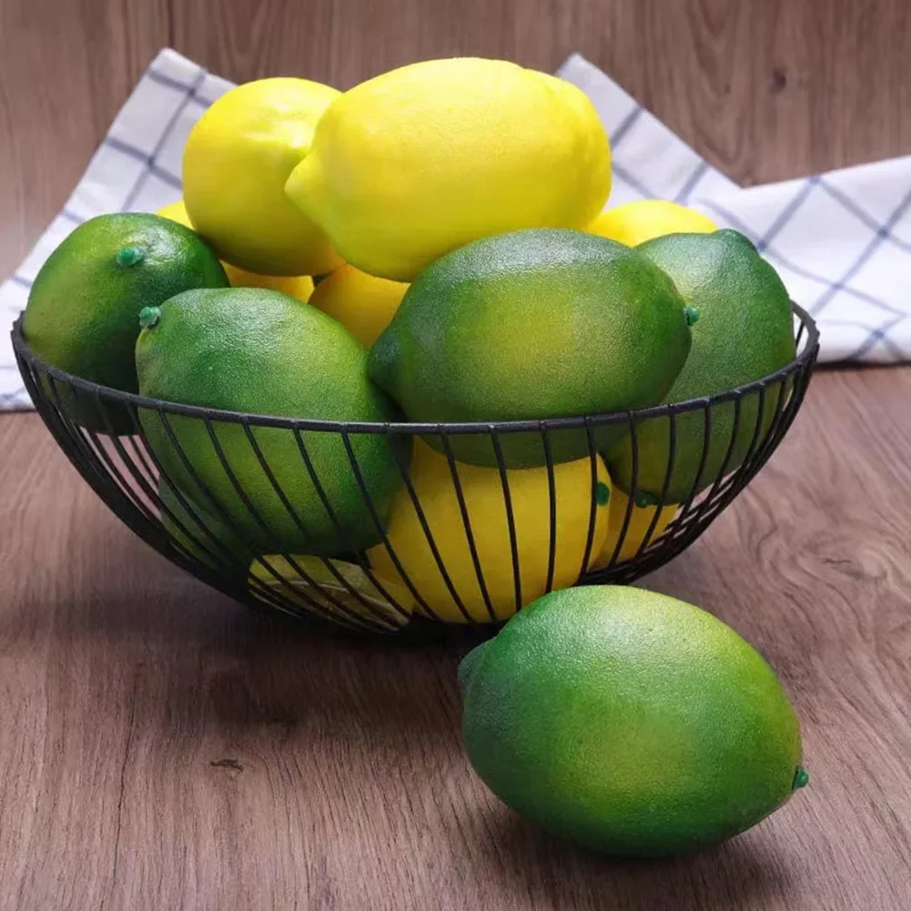 Artificial Hanging Plants - Artificial Lemons Realistic Fake Lemons Pack