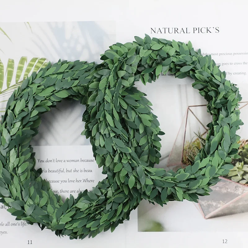 Artificial Hanging Plants - 7 Meters Iron Wire Green Leaf