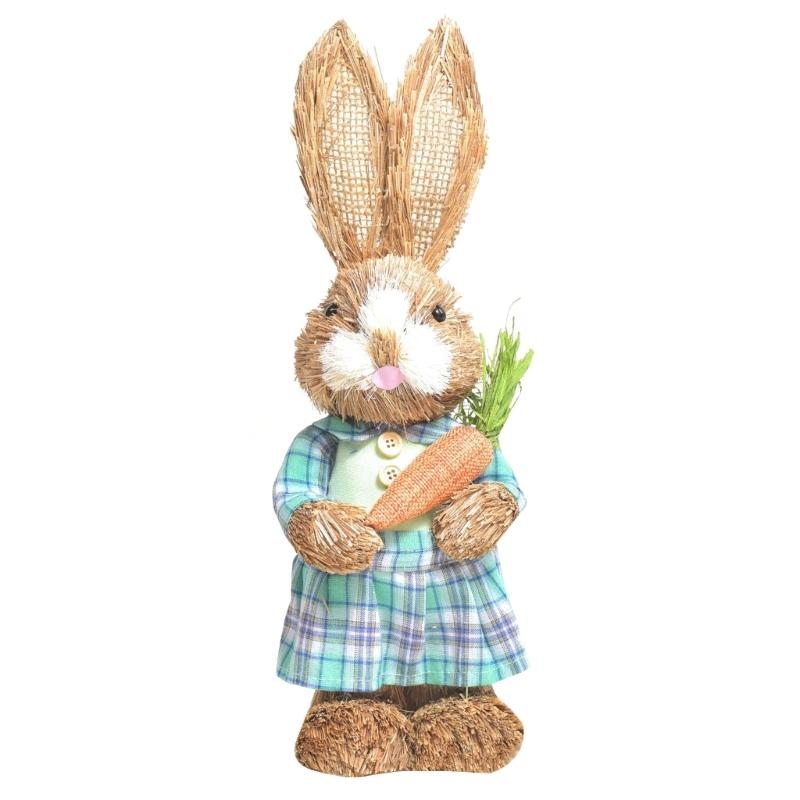 Home Decor Modern Organic - Straw Rabbit Bunny Decorations Photo Props