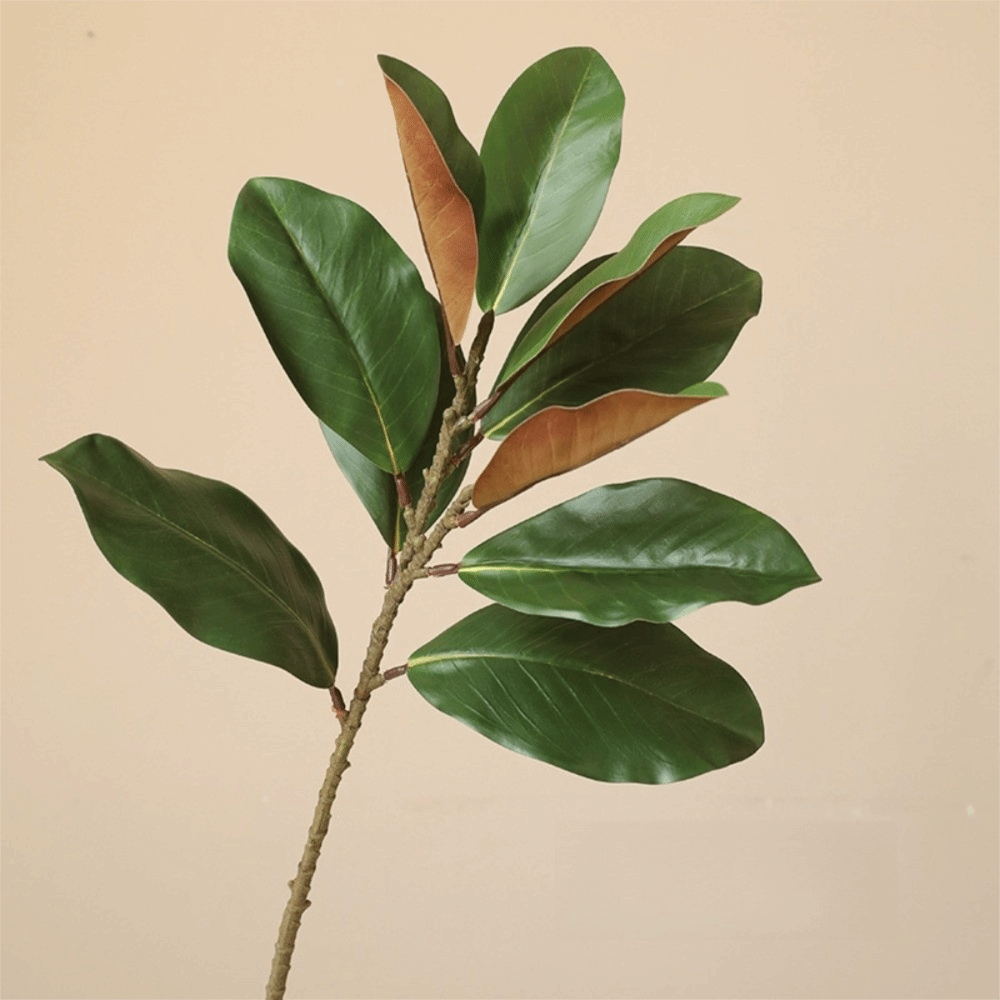 Artificial Hanging Plants - 57cm Artificial Magnolia Leaves Rubber Plants