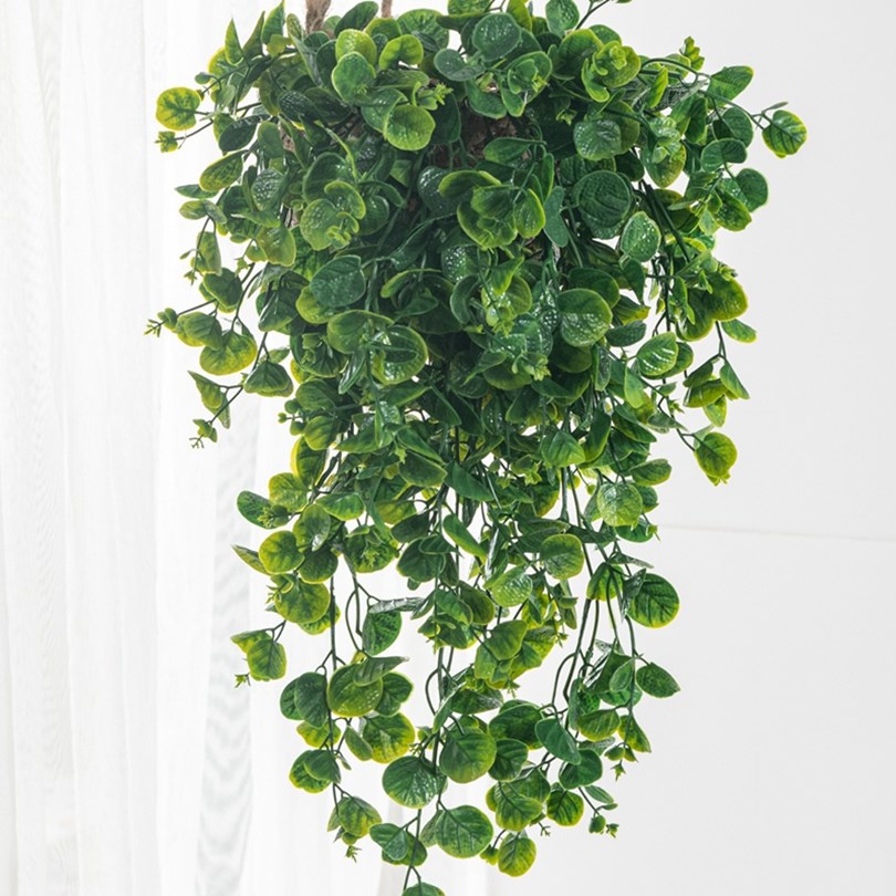 Eucalyptu Fern Rattan Artifici - Artificial Hanging Plants recension och pris