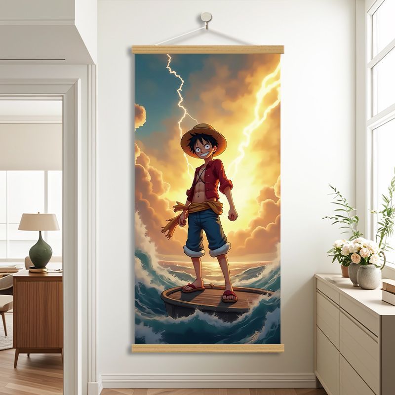 New One Piece Luffy Roronoa Zo - Home Decor Painting recension och pris