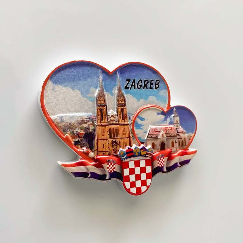 Croatia Zagreb Heart Building  - Home Decor Zagreb recension och pris