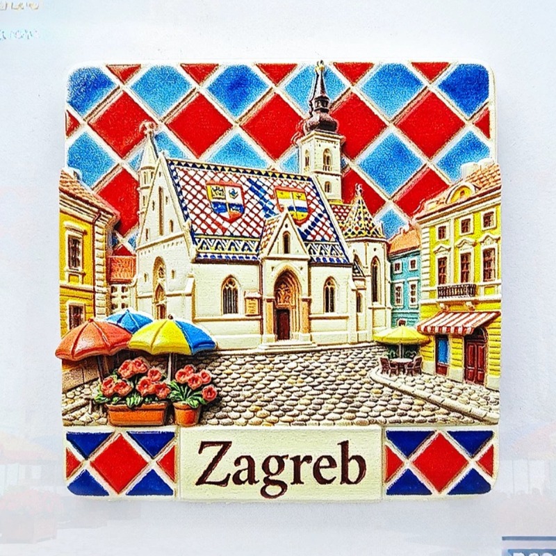 Croatia Fridge Magnets Travel  - Home Decor Zagreb recension och pris