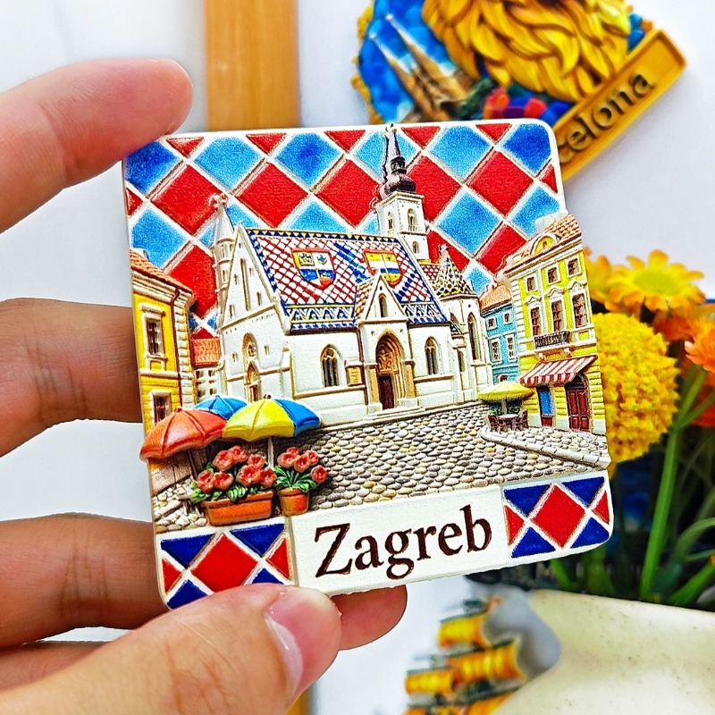 Croatia Fridge Magnets Travel  - Home Decor Zagreb recension och pris