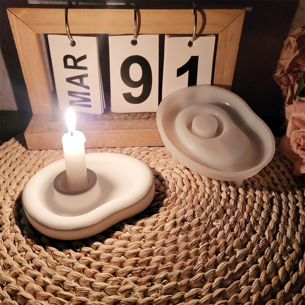 Organic Shape Candle Tray Sili - Home Decor Modern Organic recension och pris