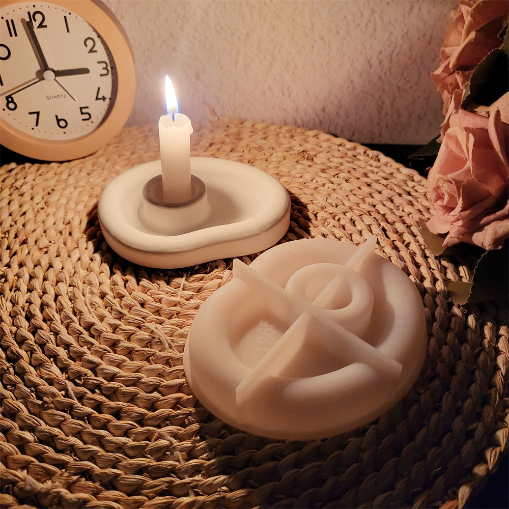 Organic Shape Candle Tray Sili - Home Decor Modern Organic recension och pris
