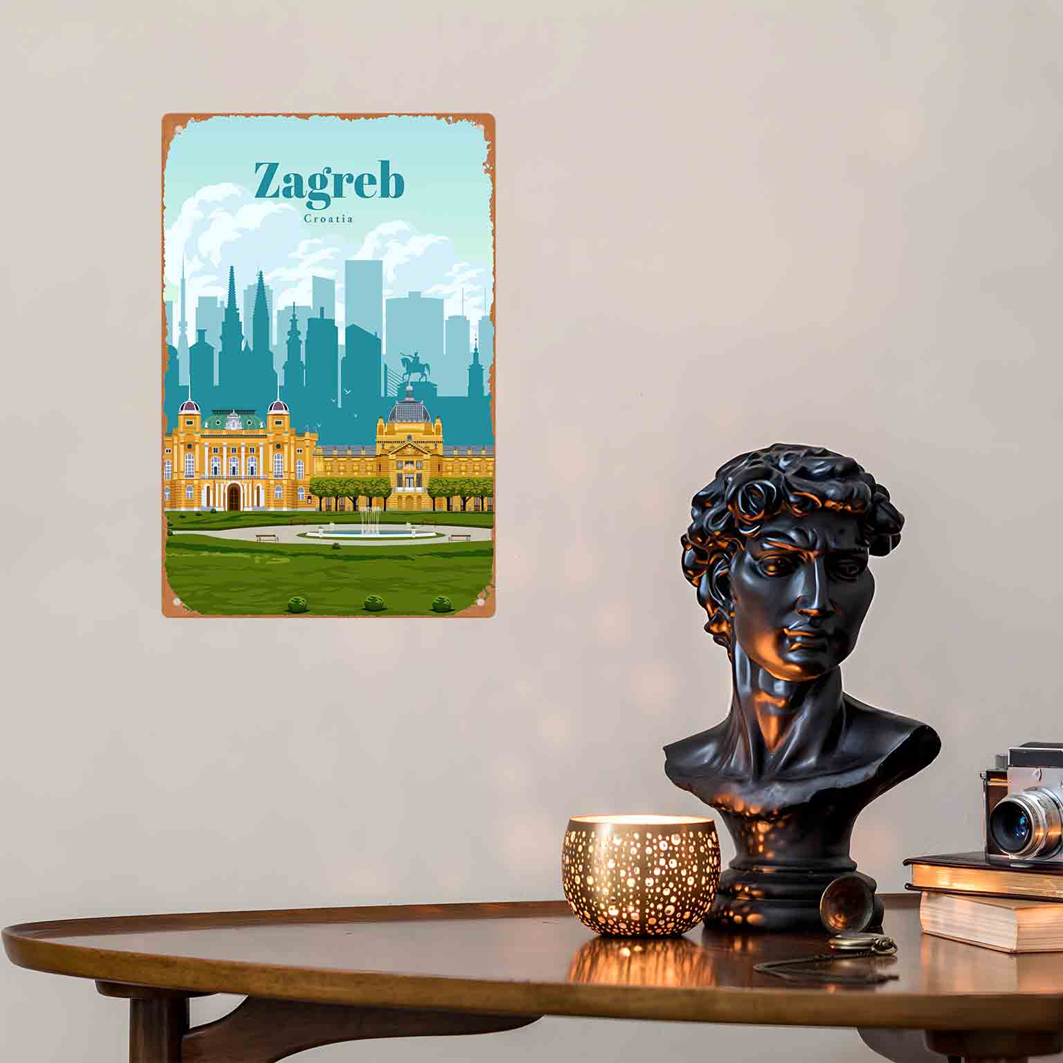 2D FLAT 1pc Zagreb Croatia Cit - Home Decor Zagreb recension och pris
