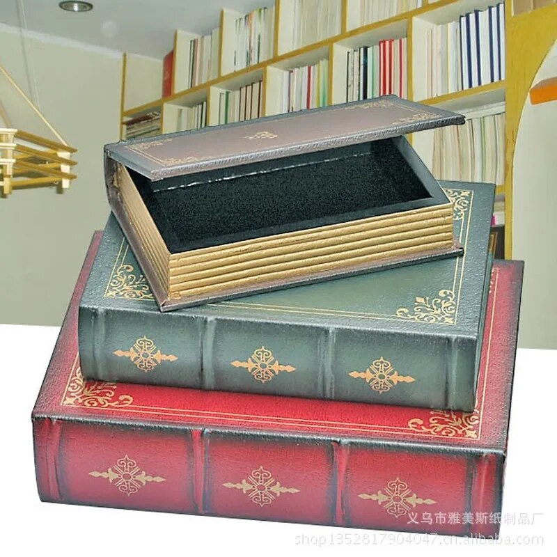 3PCS Fake Books Decoration Woo - Home Decor Modern Organic recension och pris