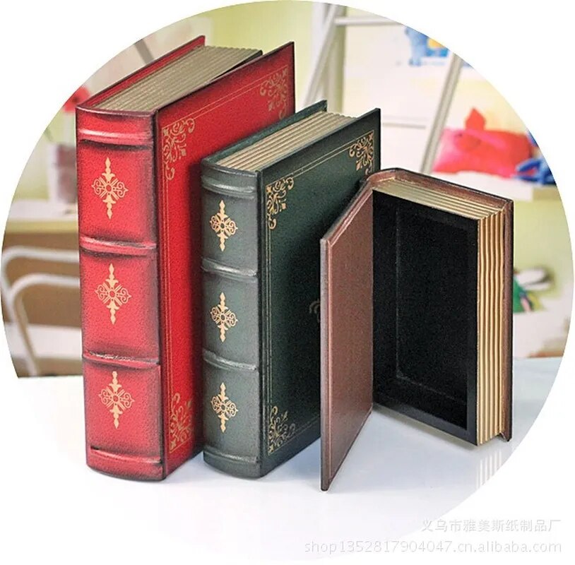 3PCS Fake Books Decoration Woo - Home Decor Modern Organic recension och pris