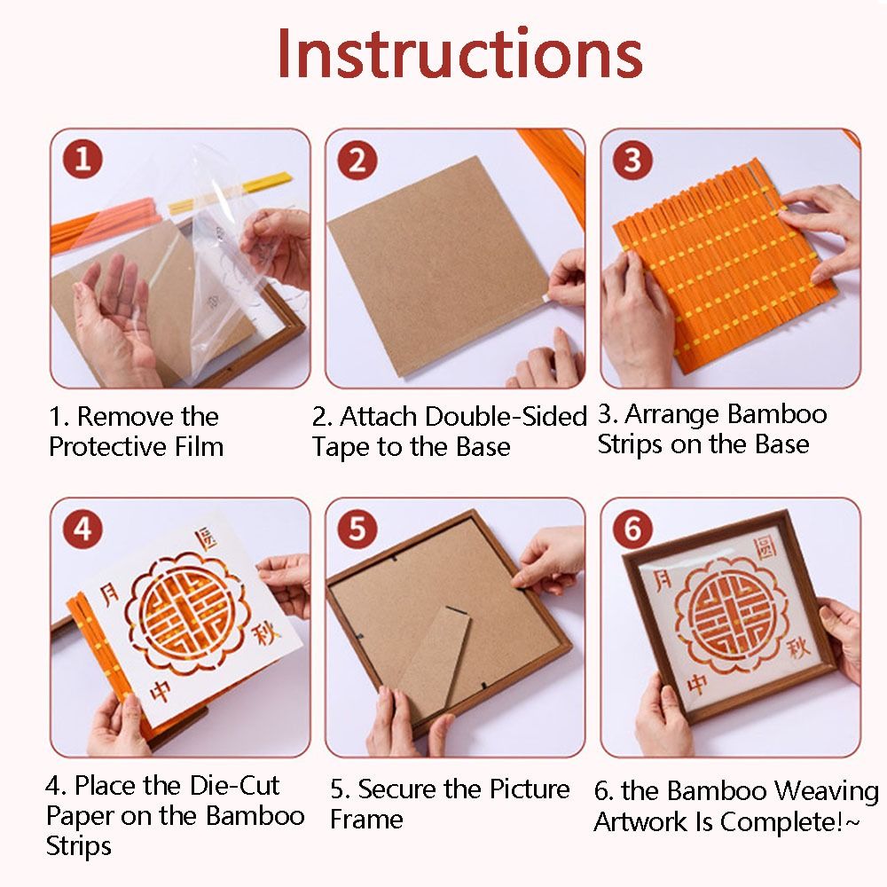 Retro Mid-Autumn Festival Gift - Bamboo Photo Frame recension och pris