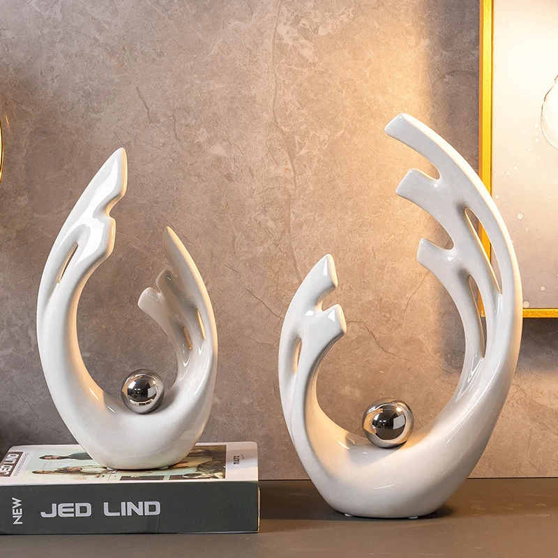 Simplicity White Ceramic Shape - Home Decor Modern Organic recension och pris