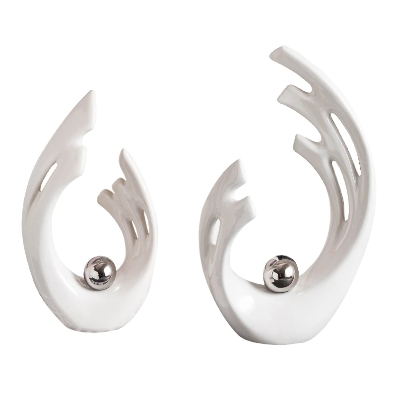 Simplicity White Ceramic Shape - Home Decor Modern Organic recension och pris