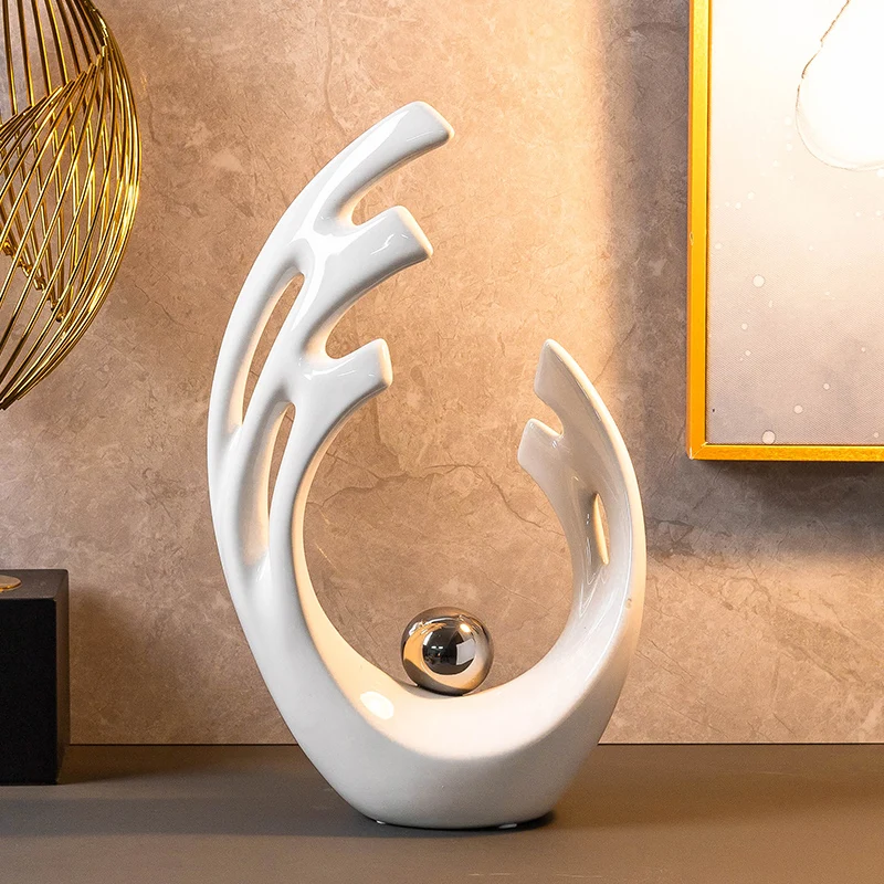 Simplicity White Ceramic Shape - Home Decor Modern Organic recension och pris