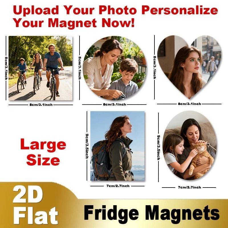Custom Photo Fridge Magnet 2D  - Home Decor Painting recension och pris