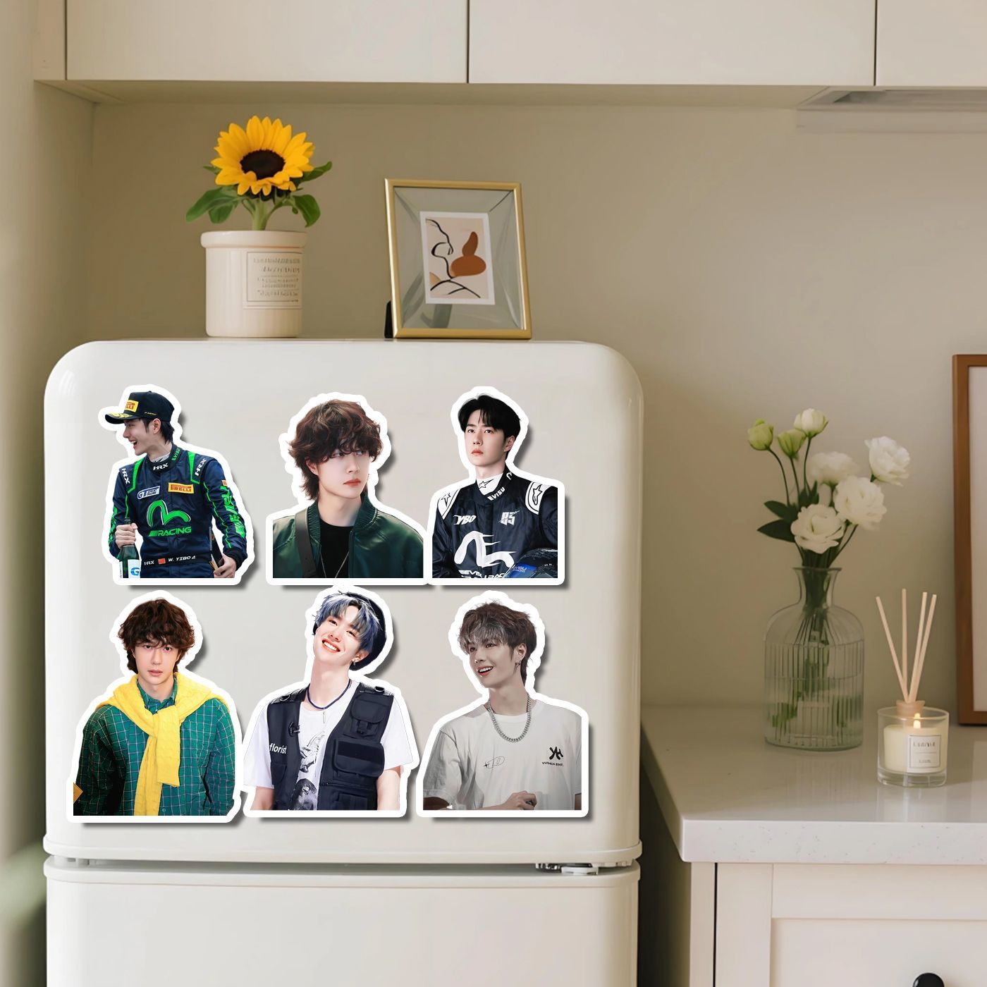 Wang Yibo refrigerator sticker - Home Decor Accessories recension och pris
