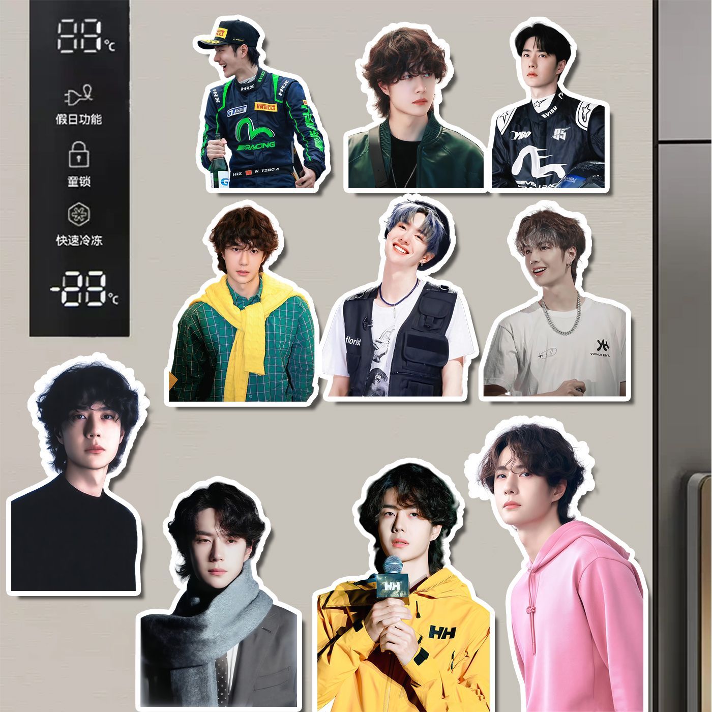 Wang Yibo refrigerator sticker - Home Decor Accessories recension och pris