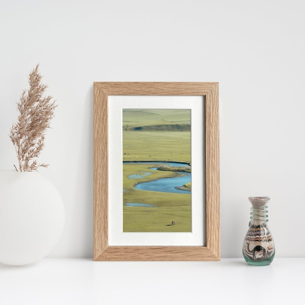 4x6 Picture Frame, Solid Oak W - Bamboo Photo Frame recension och pris