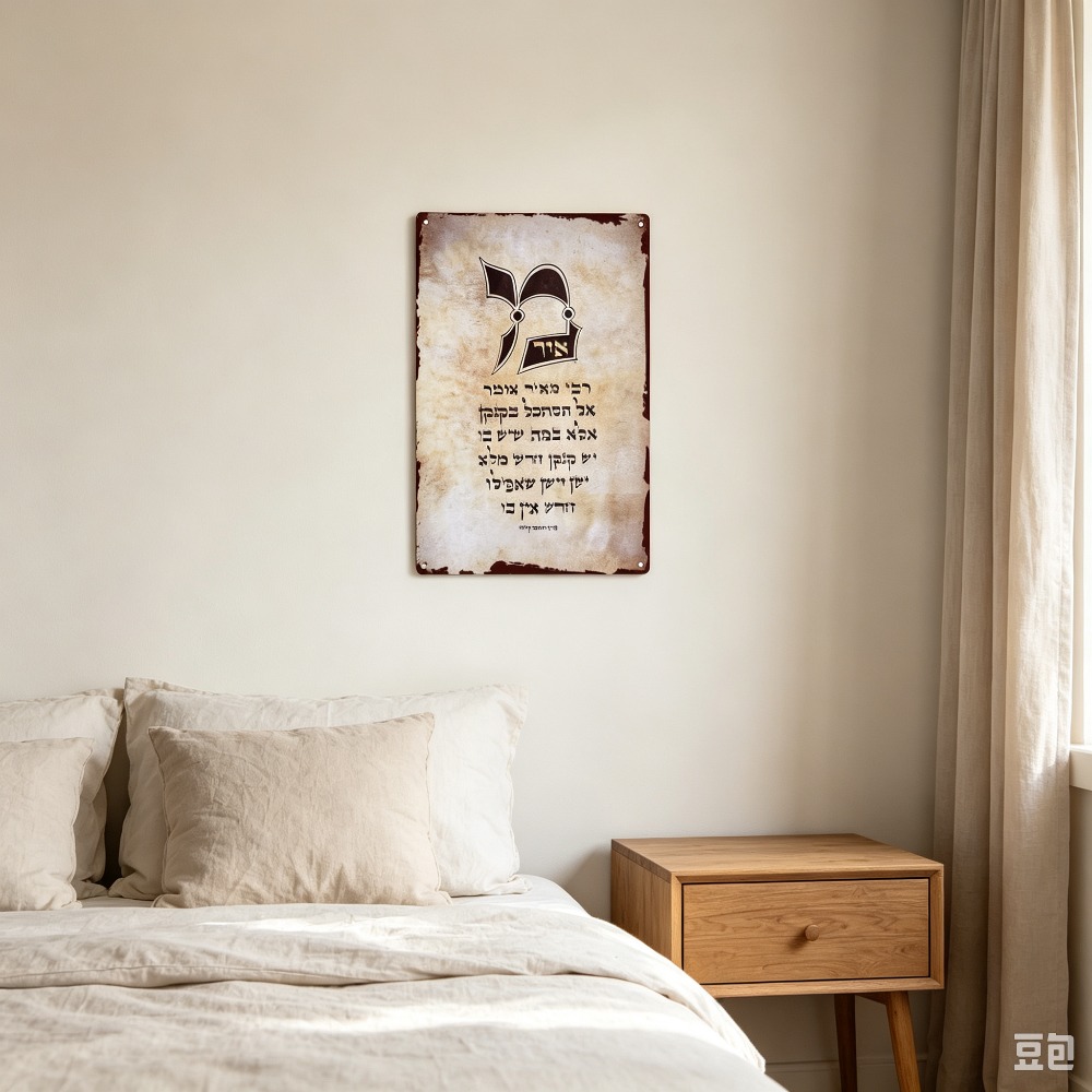 CIFBUY Vintage Hebrew Torah Sc - Home Decor Room recension och pris