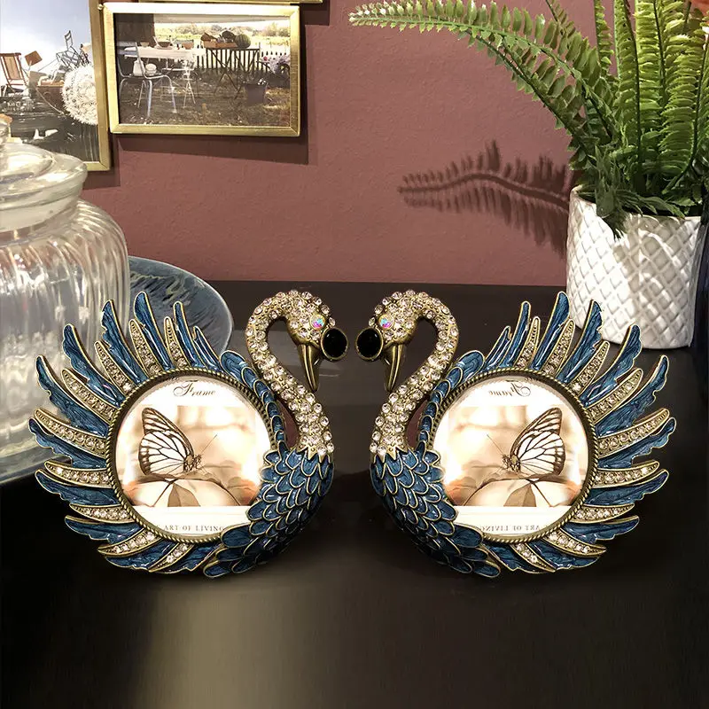 A Swan European Style Diamond  - Bamboo Photo Frame recension och pris