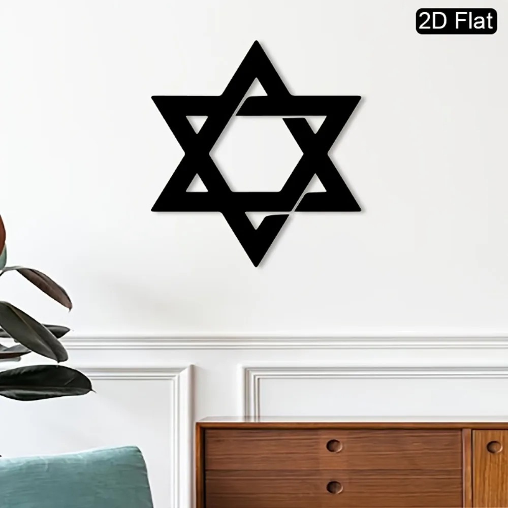 CIFBUY Iron Wall Art Star of D - Home Decor Room recension och pris