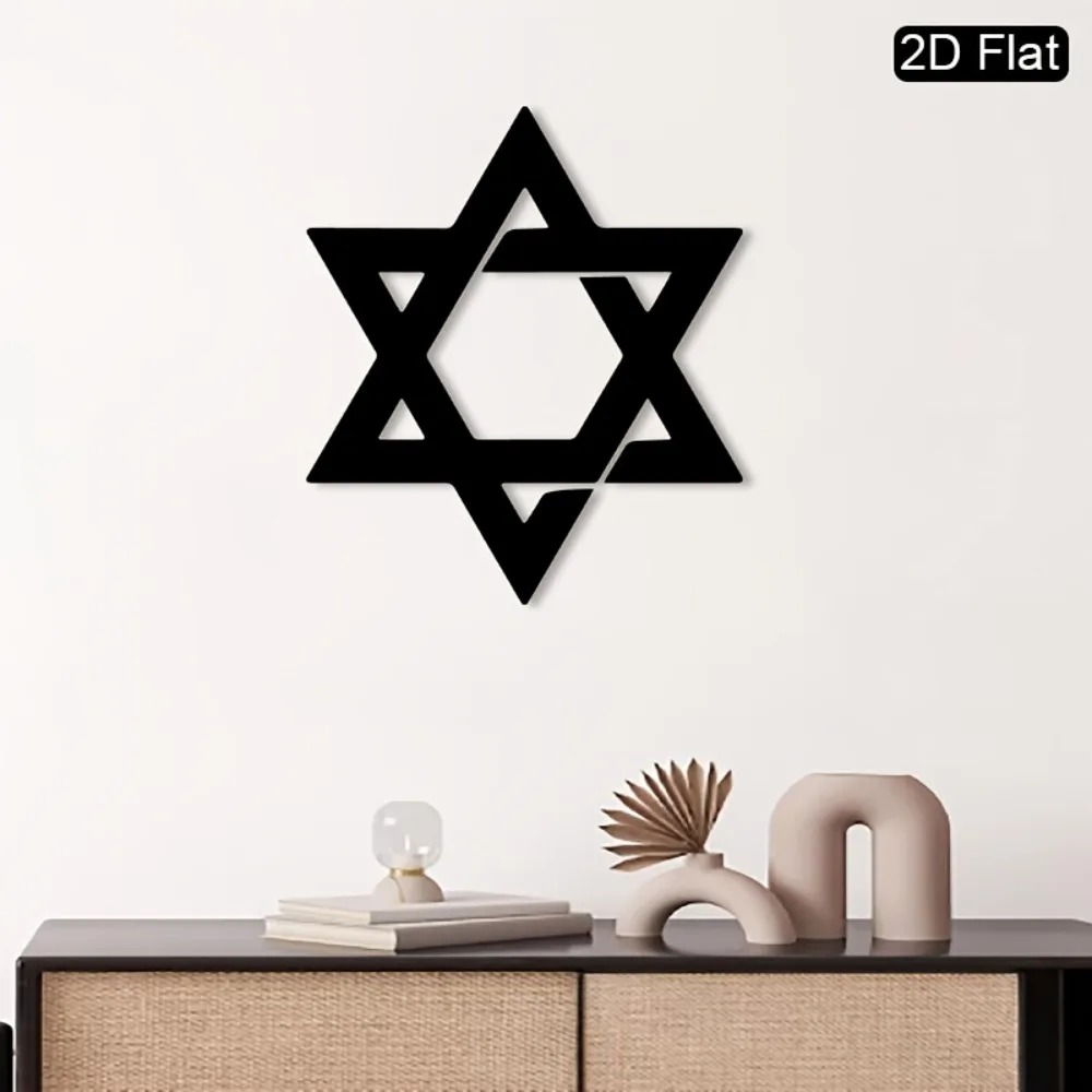 CIFBUY Iron Wall Art Star of D - Home Decor Room recension och pris