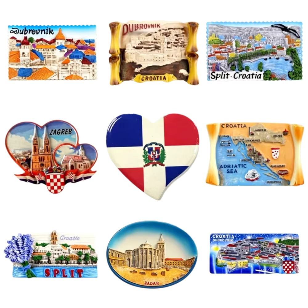 Croatia 3D Resin Fridge Magnet - Home Decor Zagreb recension och pris