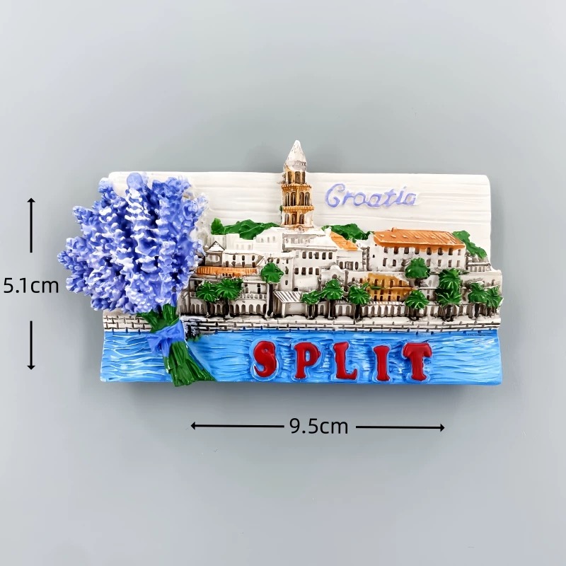Croatia 3D Resin Fridge Magnet - Home Decor Zagreb recension och pris