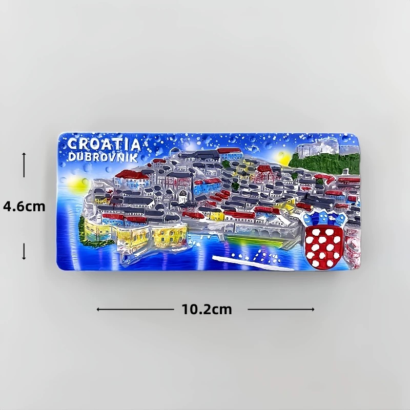Croatia 3D Resin Fridge Magnet - Home Decor Zagreb recension och pris