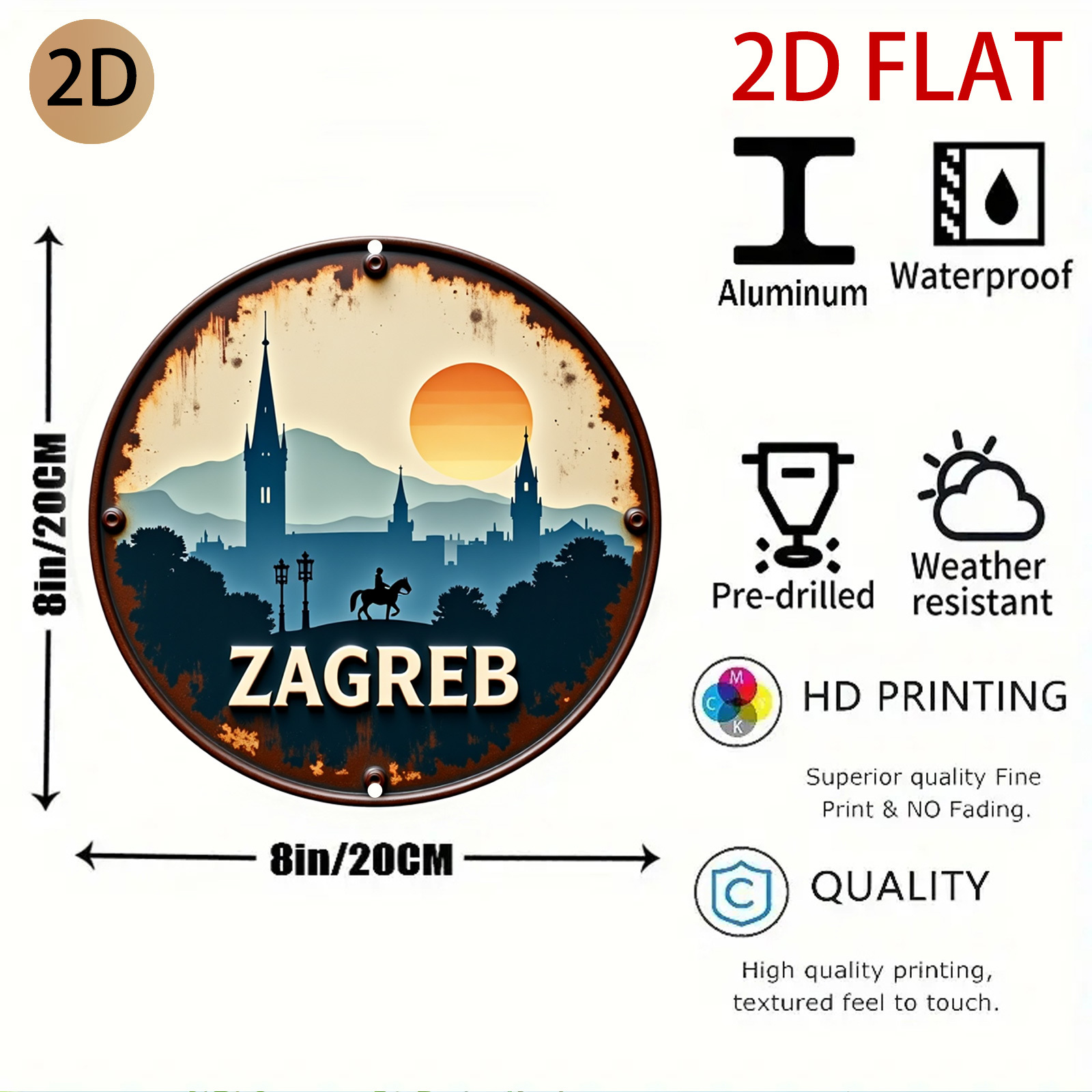 2D Flat, 2d Flat Circular Zagr - Home Decor Zagreb recension och pris