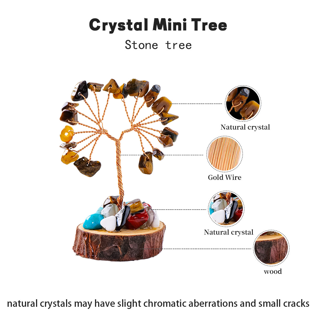 1PC Natural Gemstone Crystal C - Home Decor Modern Organic recension och pris