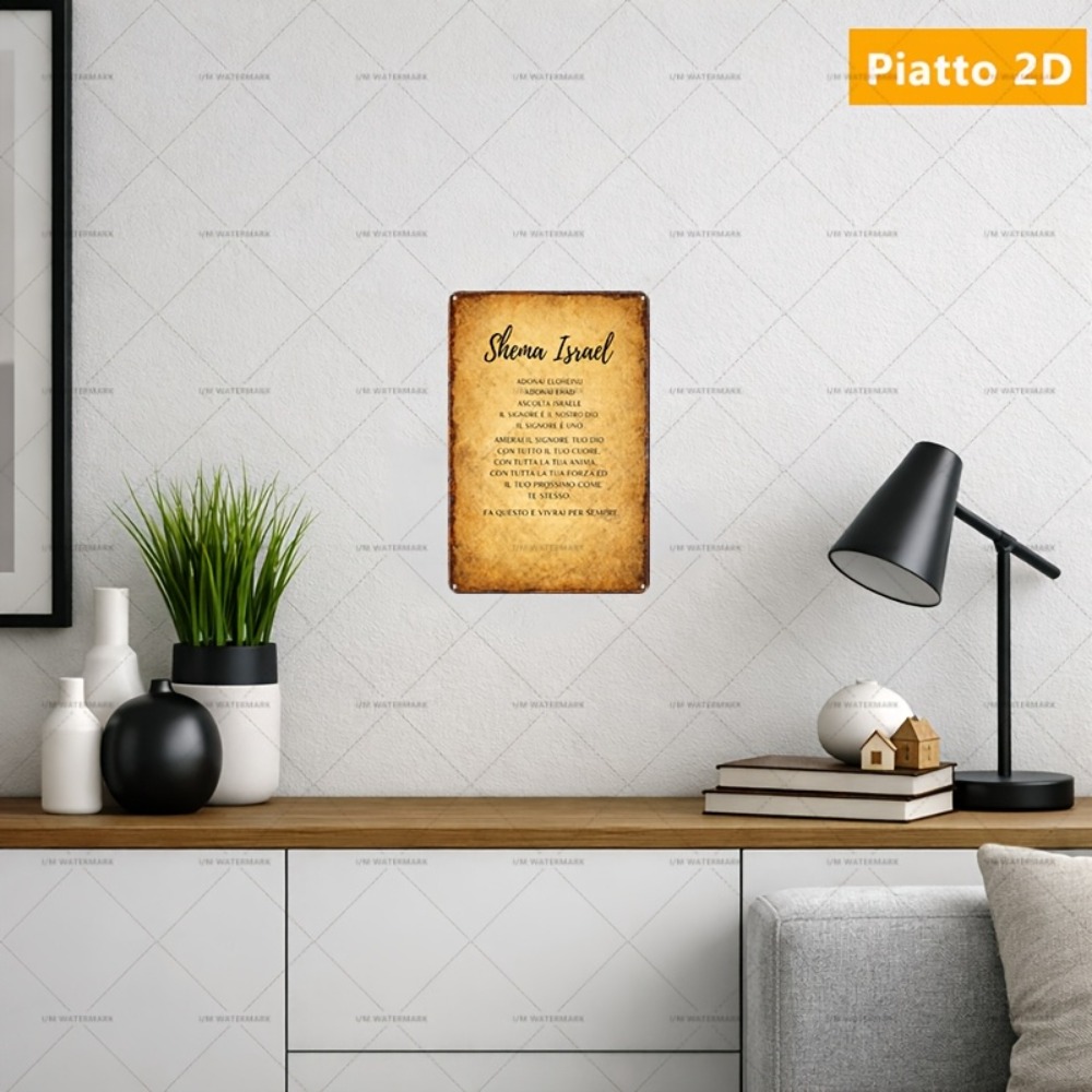 CIFBUY  Hebrew Scripture Alumi - Home Decor Room recension och pris