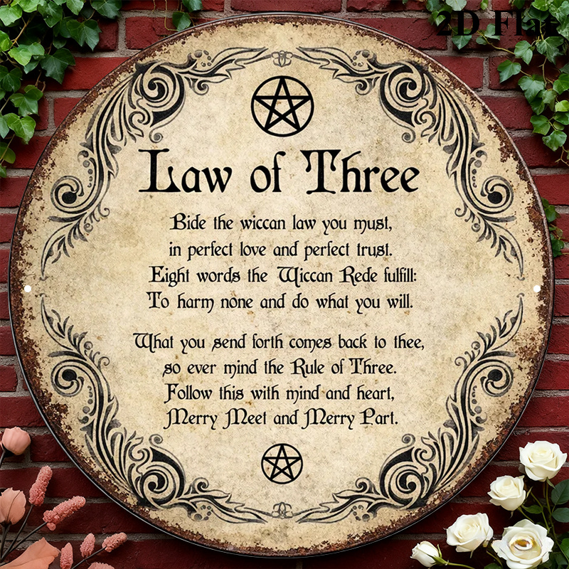 CIFBUY Vintage Wicca Triple Go - Home Decor Room recension och pris